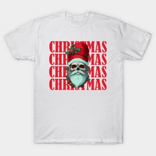 Santa Claus Skull T-Shirt